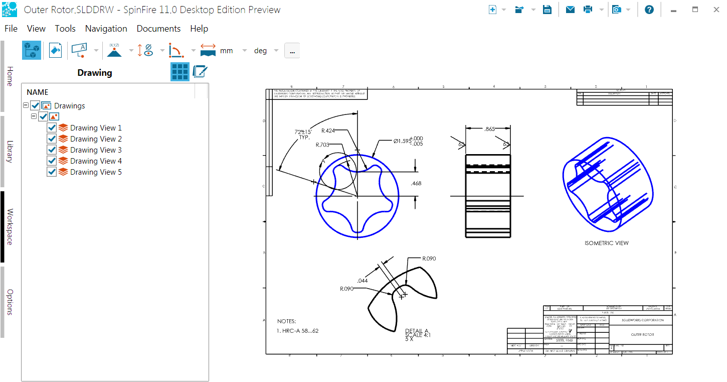 All drawing components are visible.