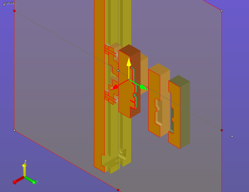 Section plane showing